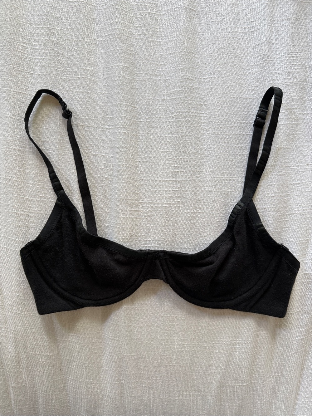 SKIMS Black Underwire Bralette